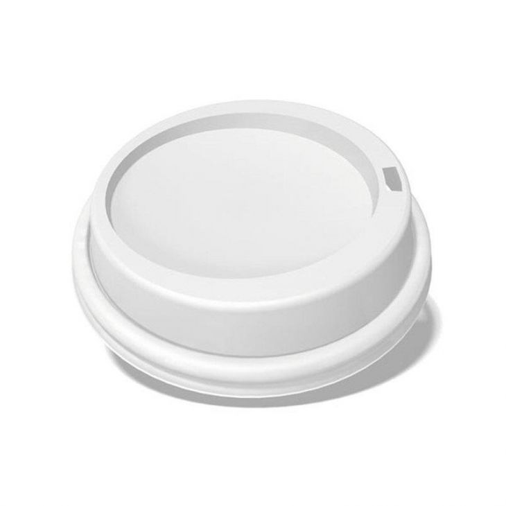 10 Thru 20 oz. Dome White Lid main image